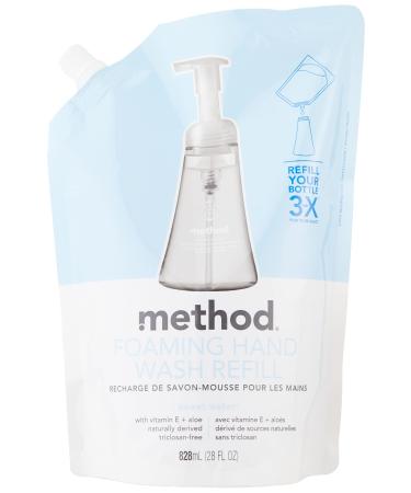 Method Foaming Hand Wash Refill  Sweet Water  28 Ounce Sweet Water 28 Fl Oz (Pack of 1) - Buy Online on GoSupps.com