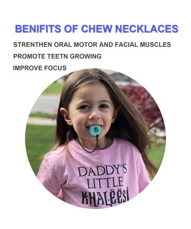 Sensory Chew Necklaces - 4 Pack Donut Chew for Kids with Autism and Teething Needs - Nail Biting & Oral Sensory Therapy Necklace by YQZIYOU - Buy Online on GoSupps.com