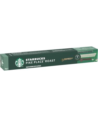 Nestl STARBUCKS Pike Place by Nespresso Medium Roast Koffiecapsules 10 x 10 100 Capsules - Buy Online on GoSupps.com