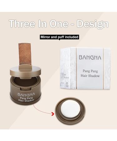 Hairline Powder Hair Shadow Powder Dark Gray Hair Root Dye Shadow Cover Instantly Windproof Sweatproof Hair Touch-Up for Thin Hair Grey Hairline Quick Cover Unisex (Dark Brown) - Buy Online on GoSupps.com