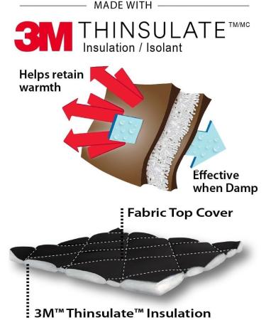 M-Tac Men's Winter Insoles - Insulating Thinsulate with Soft EVA Foam - Size 8-12 - Buy Online on GoSupps.com
