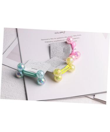FRCOLOR Pearl Hair Accessories 3 Pairs Toddler The Bubble Acrylic Ball Pink Rubber Bands - Buy Online on GoSupps.com