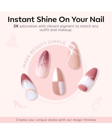 Modelones Gel Nail Polish 6 Colors Nude Pink Summer Glitter Neutral Gel Polish Peaches All Seasons Skin Tones Soak Off Manicure Nail Art Design Salon Starter Kit Home Holiday Gifts for Women Girl Light Pink - Buy Online on GoSupps.com