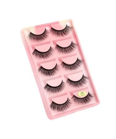 UAMOU Mink Eyelashes 10/50/100 Boxes Fluffy 3D Mink Lashes Makeup Natural Long Volume False Eyelashes Bulk Faux Cils Custom Cheerfully (Color : 5 Pairs X03CS Size : 50 Boxes)