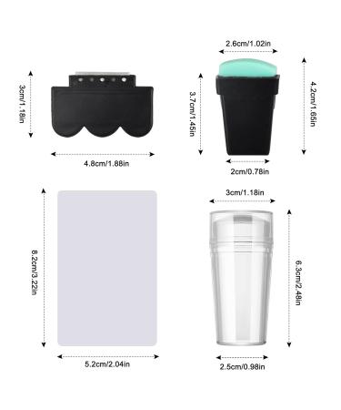 NATUCE Art Nail Stamp Set - 13 PCs DIY Nail Stamping Plates & Stencils for Manicure | Perfect for Women & Girls - Buy Online on GoSupps.com