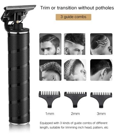 Professional Electric Pro Li Outliner Hair Clippers for Men - Cordless Rechargeable Zero Gapped T Outliner & Baldhead Beard Trimmer with 4 Guide Combs - International Shipping Available - Buy Online on GoSupps.com
