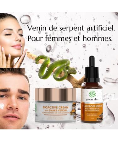 Green idea - Snake venom cream - Btox effect - Immediate face lifting cream with snake venom - Anti-wrinkle - Firming cream - 50 g - Buy Online on GoSupps.com