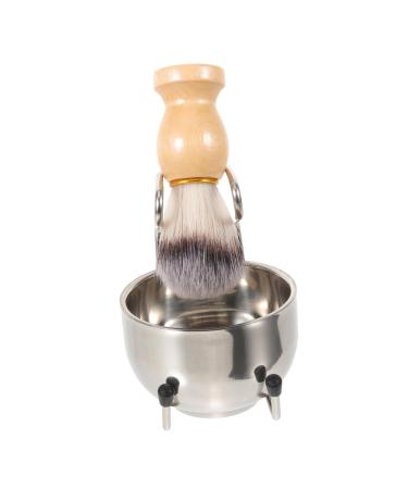 Gleavi 1 set of men suit men care set multi -purpose tool hand tools men's suits suit for men suits for men shaving brushes for men male man foam shell wood