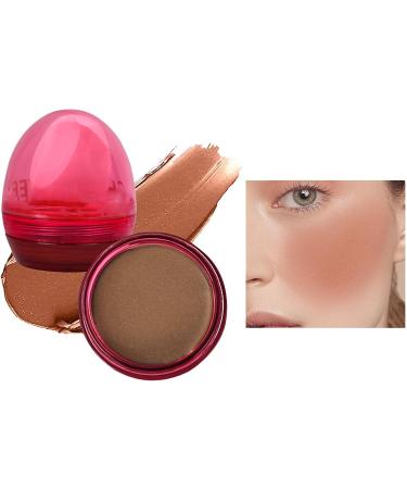 Face Cream Blusher Waterproof Velvet Cream Blusher for Face - Face Makeup Essentials for Young Ladies for Working Home Gathering Dating Traveling Shopping 01# Bronze - Buy Online on GoSupps.com