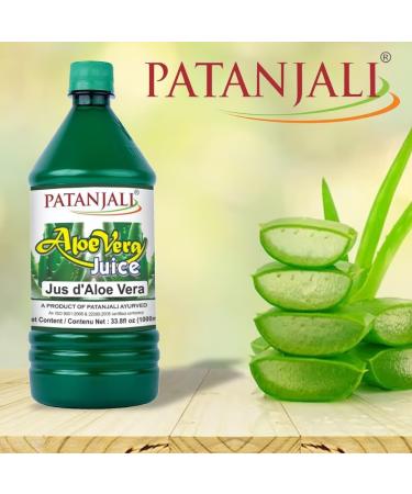 Patanjali Aloe Vera Juice 1L / 33.81 fl oz - Buy Online on GoSupps.com