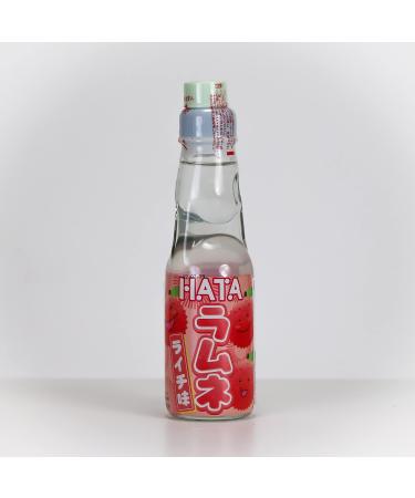 Hatakosen Litchi Ramune 200 ml (3 bottles)