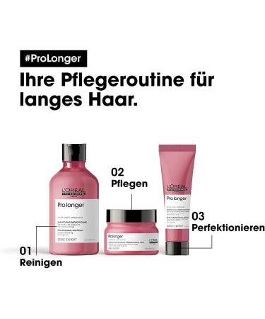 L'Or al LOr al Serie Expert Pro Longer Mask 250ml & LOr al Professionnel Strengthening hair shampoo for long and thin hair with Filler A100 & amino acids Serie Expert Pro Longer Shampoo 300 ml - Buy Online on GoSupps.com