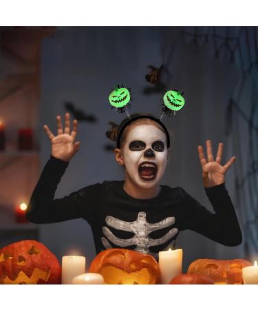 amangul Glow in Dark Halloween Headbands Headwear Glow in Dark Hair Hoop for Halloween Headpiece Fancy Dress Party Supplies(Ghost) - Buy Online on GoSupps.com