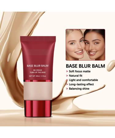 SONGVISON Blur Balm Base: Lightweight matte BB cream with buildable full coverage for instant radiance and flawless makeup hypoallergenic oil-free formula long-lasting all-day wear - Buy Online on GoSupps.com