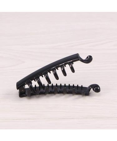 Frcolor Banana Hair Clip Ponytail Holder for Women & Girls - 6 Black Hair Accessories | Shop Internationally - Buy Online on GoSupps.com