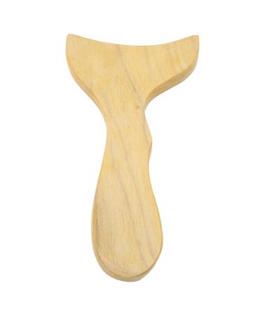 Verdant touch wood Gua Sha massage board wood Gua Sha board for body scraping massage muscle relaxing tool for shoulder neck thigh arm tiredness relief natural wood 17.8 cm