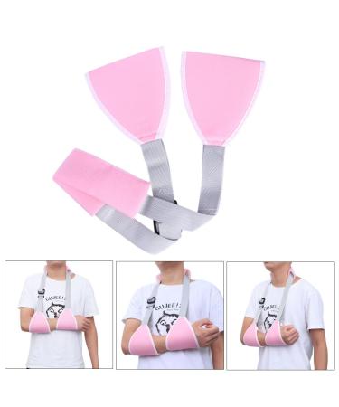 FRCOLOR Breathable Arm Sling for Shoulder Immobilization - Adjustable Support for Kids & Adults - Pink Shoulder Sling - Buy Online on GoSupps.com