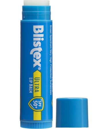 Blistex Ultra Lip Balm with SPF 50+ Lip Protection from UVA and UVB Rays - 4.25g (Pack of 12) 1 count (Pack of 12) - Buy Online on GoSupps.com