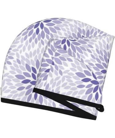 Buy Lilac Flowers Abstract Microfiber Hair Towel - Soft Super Absorbent Quick Dry Hair Wrap for Long Curly & Thick Hair - Buy Online on GoSupps.com