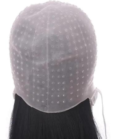 ZPFDSG Highlighting Cap Salon Dye Silicone Cap With Needle Silicone Hair Highlights Cap Needle Reusable Hair Coloring Cap Hair Dye Hat Hairstyling Tools. - Buy Online on GoSupps.com