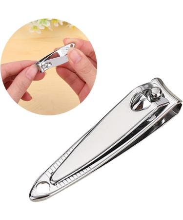 SJLS Nail Clippers Stainless Steel Nail Cuticle Cutter Scissors Nipper Remover Clipper Manicure Nail Clippers Professional Stainless (Color : Silver) - Buy Online on GoSupps.com