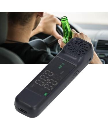 Portable Breathalyzer USB Charging High Accuracy Alcohol Tester with LED Display for Measurement Accurate Reading - Buy Online on GoSupps.com