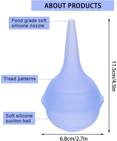 Fuyamp Baby Nasal Aspirator 3 Pcs Set - Nose Sucker & Cleaner for Newborns and Toddlers (Orange+Blue+White) - Buy Online on GoSupps.com