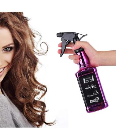 ANGGREK Hair Spray Bottle Hairdressing Barber Spray Bottle Whisky Squirt Bottle Mist Salon Hair Tools Home Gardening Water Sprayer 500ml/16.9oz (Purple) - Buy Online on GoSupps.com