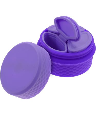 Zerodeko 3 Sets Cream Box Travel Container for Cream Durable Cream Storage Jar Makeup Sample Vial Empty Sample Container Makeup Cream Jar Purple Storage Box Vacation Silica Gel Portable - Buy Online on GoSupps.com