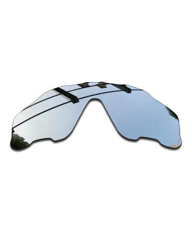SEEABLE Premium Replacement for Oakley Jaw-Breaker OO9290 Sunglasses Silver Mirror