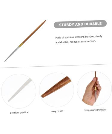 WRITWAA Japanese Style Ear Cleaner Removal Tool with Smooth Surface and Comfortable Bamboo Handle - Buy Online on GoSupps.com