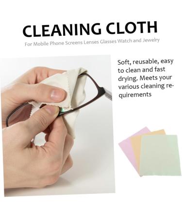 Mobestech 96 Pcs Microfiber Cloth - Premium Glasses Polishing & Lens Wipes for Glasses Jewelry Phones & Cameras - Buy Online on GoSupps.com