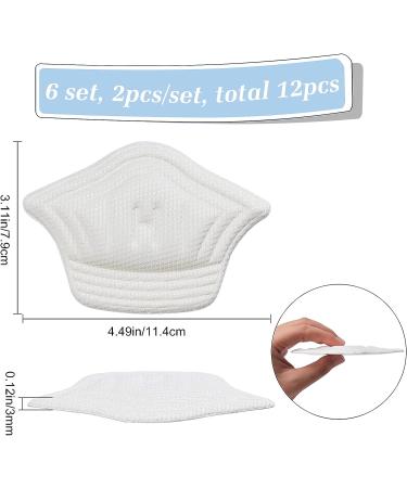 GORGECRAFT 6 Pairs Soft Heel Grips Cushion Inserts for High Heels & Sneakers - Self-Adhesive Protectors for Men & Women - White - Buy Online on GoSupps.com