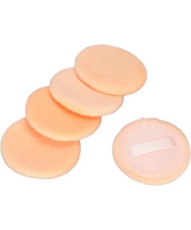 ACOGEDO Soft Makeup Puff Set of 5 Soft Texture and Good Powder Hold Three Colors Available Washable Face Powder Plow for Cosmetics ORANGE Orange - Buy Online on GoSupps.com