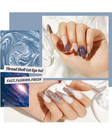 Cat Eye Gel Nail Polish Galaxy Chameleon Magnetic Gel Soak Off UV LED Nail Polish for Nail Art Design DIY Manicure (5ml) - Buy Online on GoSupps.com