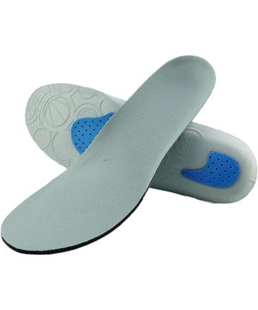 Healeved Plantar Fasciitis Insoles - Breathable Sports Shoe Inserts for Foot Support - Grey, Size 1 (1 Pair) - Buy Online on GoSupps.com