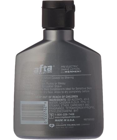 Afta by Mennen Pre-Electric Shave Lotion Original - 3 oz (Pack of 4) - Buy Online on GoSupps.com