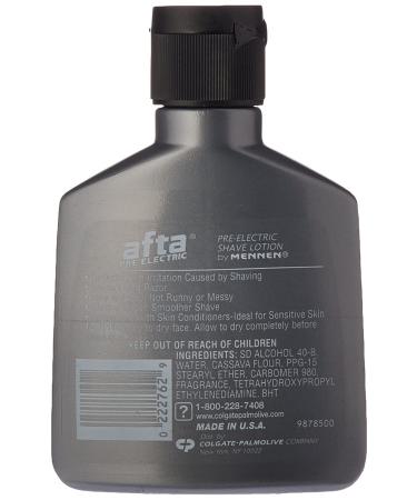 Afta Pre-Electric Shave Lotion Original 3 oz (Pack of 6) with Skin Conditioners - Buy Now - Buy Online on GoSupps.com
