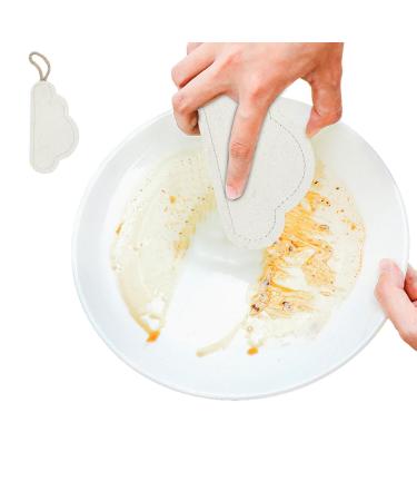 Fovolat Loofah Dish Sponge Compostable Dish Scrubber Sponge Kitchen Dish Towel Reusable Dish Sponge Dish Scrubbing Sponges for Home Kitchen Clouds