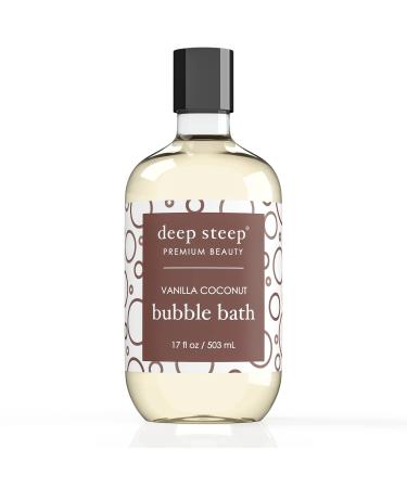 Deep Steep Bubble Bath  Vanilla Coconut  17 Ounce