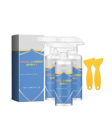Powerful Sand Curing Spray for Wall & Floor Powerful Wall and Floor Sand Curing Spray Sand-Fixing Water Repellent Sand Curing Spray Sand Curing Agent Spray Sand Fixing Agent Spray (3PCS)