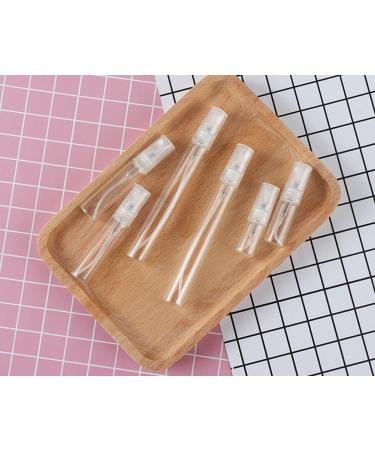 12 x 3ml Clear Mini Glass Spray Bottles - Refillable Perfume & Makeup Atomizers Portable Travel Containers - Buy Online on GoSupps.com