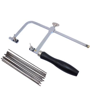 NIUPIKA Jeweler's Saw Frame Adjustable with 144 Blades Professional Jewelry Making Kit
