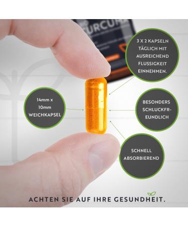 Organic Curcuma Capsules with Ginger - 270 High-Dose Turmeric Capsules with Organic Pepper - 231 mg Pure Curcumin - Vegan & Lab-Tested in Germany - Nutravita - Buy Online on GoSupps.com