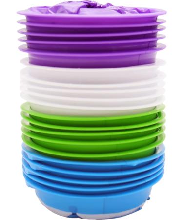 12 pieces of spitting bags with mouthpiece disposable EMESIS bag 1000ml Mixed color high dense vomit bags with ring break bag for children and adults - Buy Online on GoSupps.com