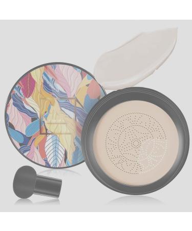2024 Newest Mushroom Head Air Cushion CC Cream Long-lasting Base Makeup Face Makeup BB Cream(Ivory White-1PCS)