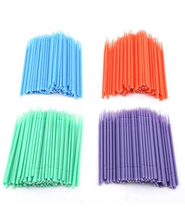 400pcs colorful toothbrush swabs disposable dental materials