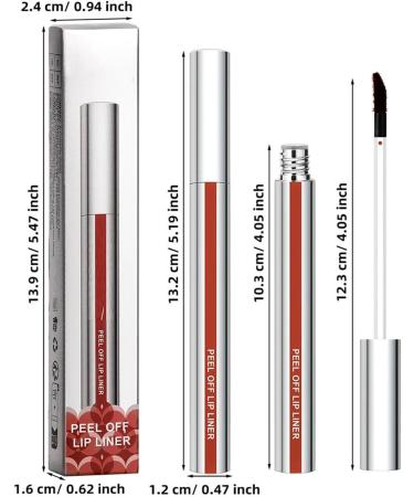 PCC PTYXIS Lipliner Peel Off Lipliner the surface is glossy longlasting peeloff lip liner waterproof and kissproof moisturizing lip color 1 3 g 1 3 g 1er Pack - Buy Online on GoSupps.com