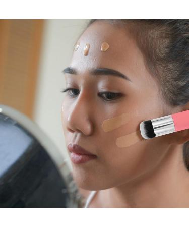 Uonlytech 2Pcs Foundation Brush Set - Professional Chubby Makeup Brushes for Liquid Cream & Powder - Travel-Friendly Applicators for Women - Buy Online on GoSupps.com