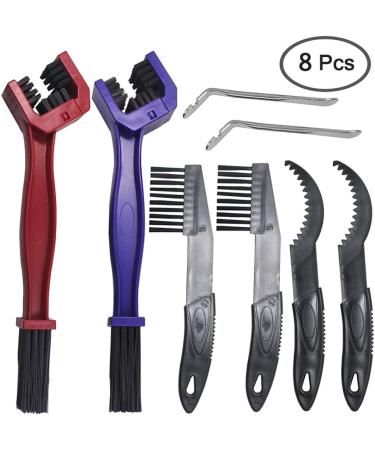 DanziX 4 Pcs Motorcycle Bike Chain Gears Cleaning Brushes with Pry Bar - Maintenance Cleaner Tools for Cycling - Buy Online on GoSupps.com